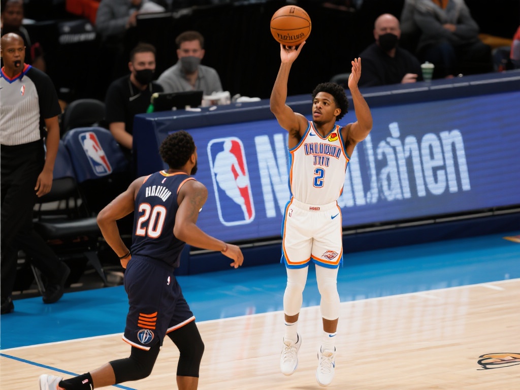 亚历山大妙传助攻,以赛亚·乔精准三分命中 篮球场上三分球一向是关键得分手段,而以赛