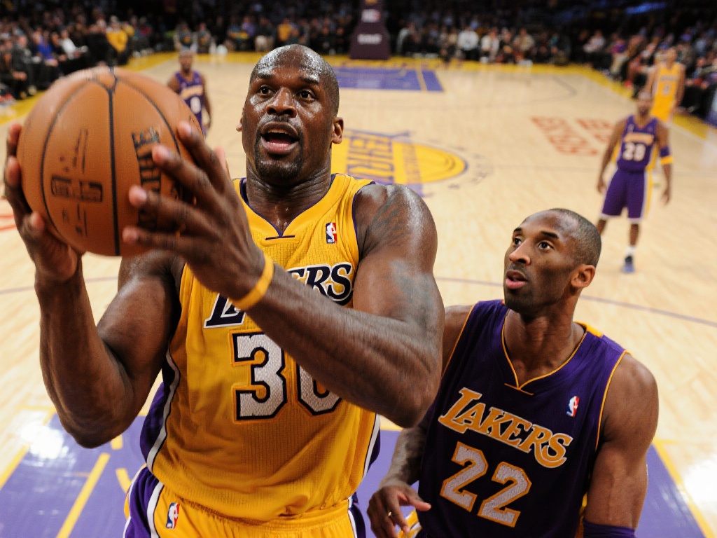 2004年今日回顾:活塞压制湖人,奥尼尔空砍36+20 整场比赛,奥尼尔展现了无可匹敌的内线统治